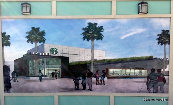 Artwork reflecting the West Side Starbucks, opening Spring 2014