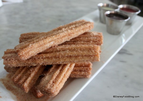 Churros with Dipping Sauces