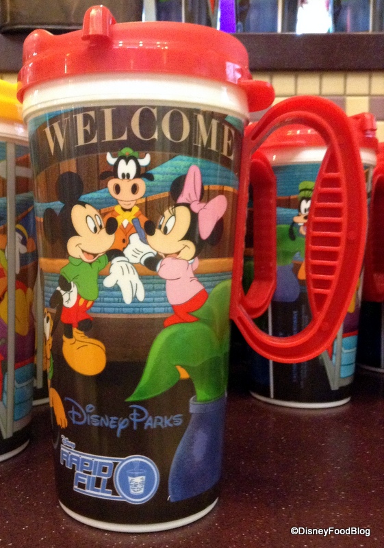 Disney Parks Rapid Fill Cup Mickey Mouse Theme Park Welcome Lid 7