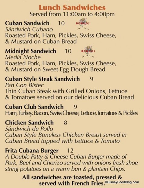 Lunch Sandwiches -- Click to Enlarge