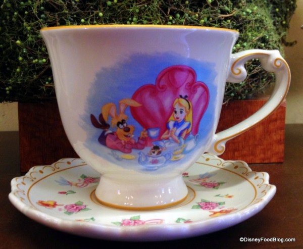 Alice in Wonderland Teacup and Saucer Tea Caddy