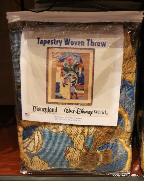 Beauty and the Beast Tapestry Throw