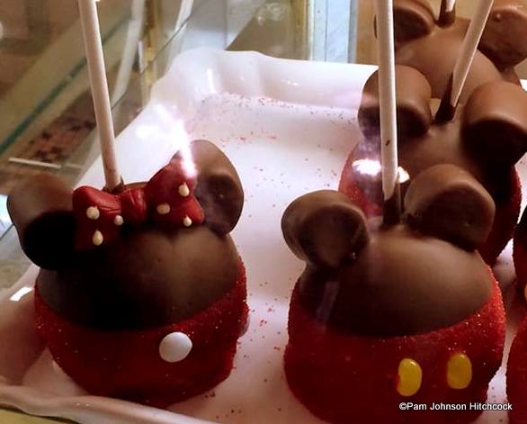 Gorgeous candy apples from Disney