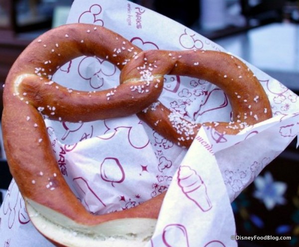 Hand-Twisted Pretzel in Epcot's Germany
