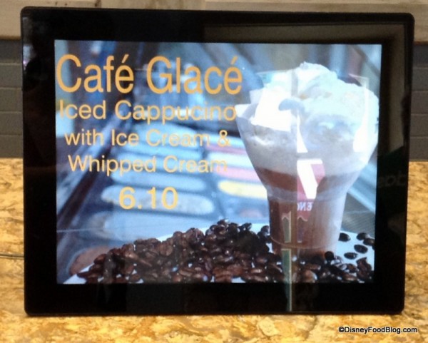 Cafe Glace Sign