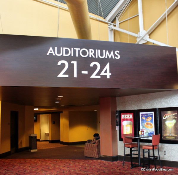 Entrance to Dine-In Theaters