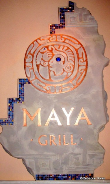 Maya Grill Sign