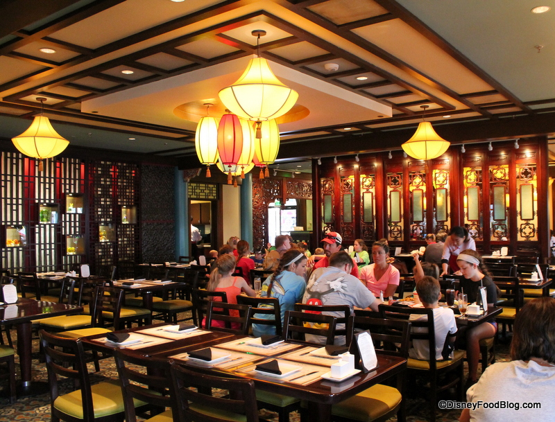 Review: Lunch at Nine Dragons in Epcot's China | the disney food blog