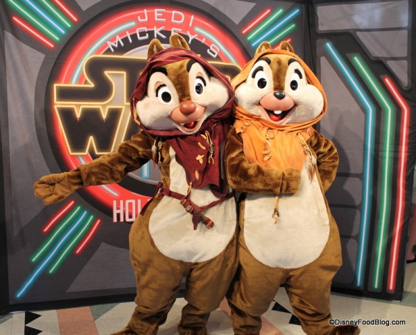 Ewok Chip and Dale welcome you!
