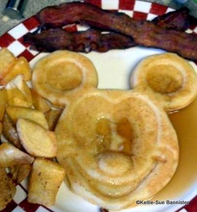 Homemade Mickey Pancake