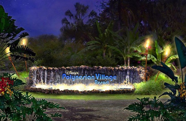New Polynesian Village Resort Sign