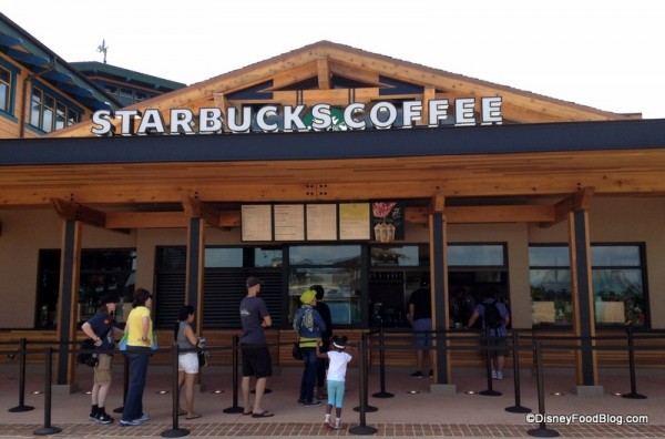 Front view of Marketplace Starbucks