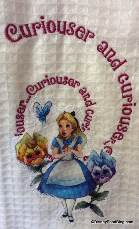 Alice in Wonderland Kitchen Towel - by Mary Blair - Alice-in