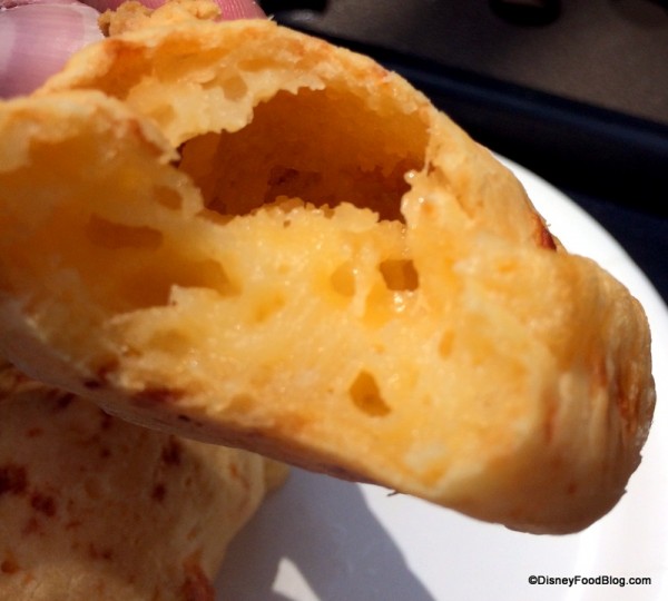 Cheese Bread Cross Section