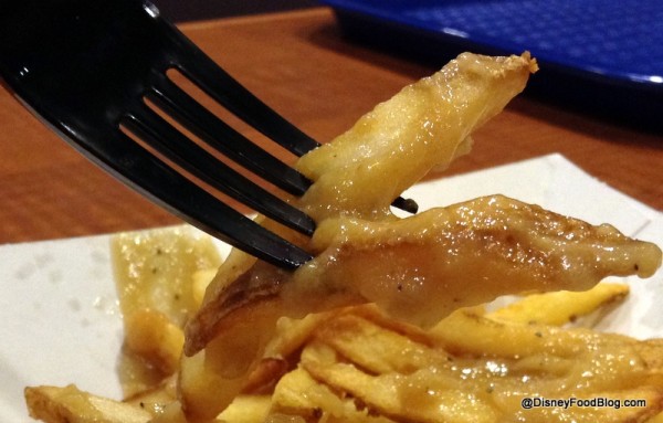 Gravy Fries on fork