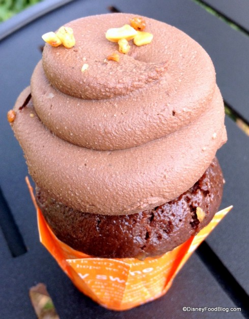 Chocolate Blood Orange Cupcake