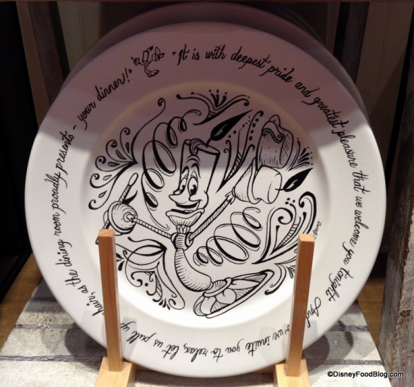 Be Our Guest Dinner Plate