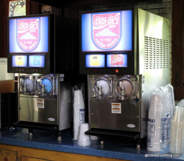 Frozen beverage machines at Drinkwallah