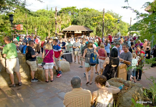Streets of the New Harambe Theater District as it Fills with People