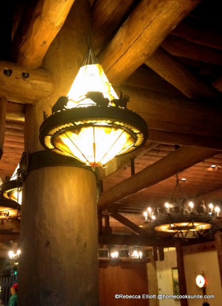 Chandeliers are Adorned with Buffalo Cut Outs