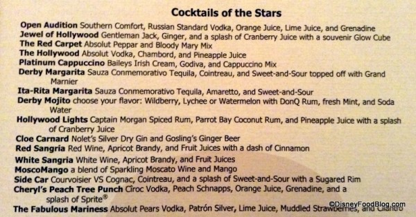 "Cocktails of the Stars"