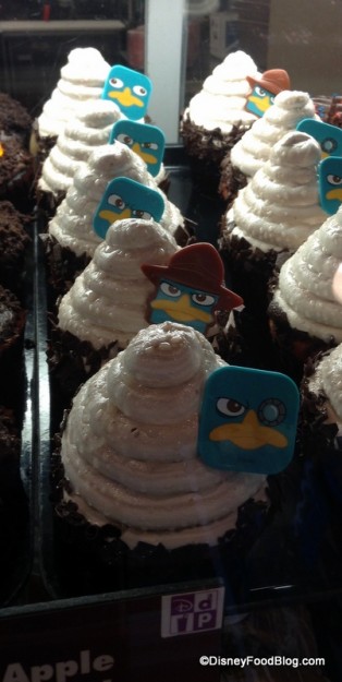 Phineas and Ferb Chocolate Cherry Cupcake