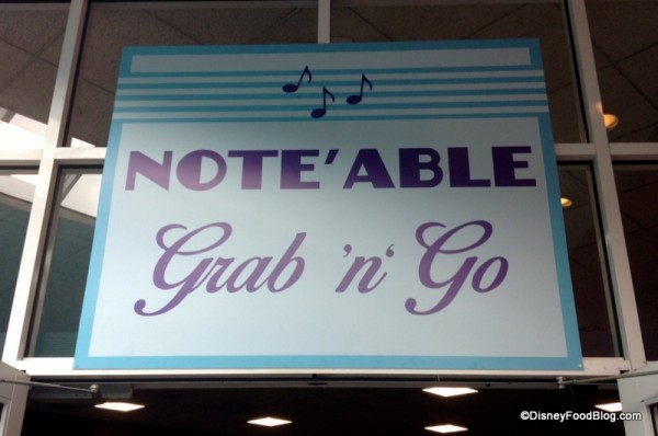 Note'able Grab 'n Go sign