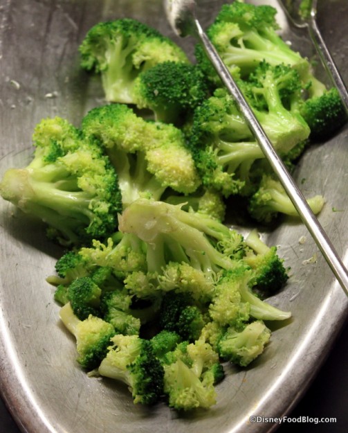 Broccoli with Roasted Garlic Oil 