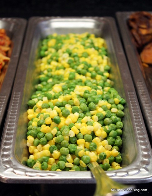 Pooh's Corner Veggies --Corn and Peas