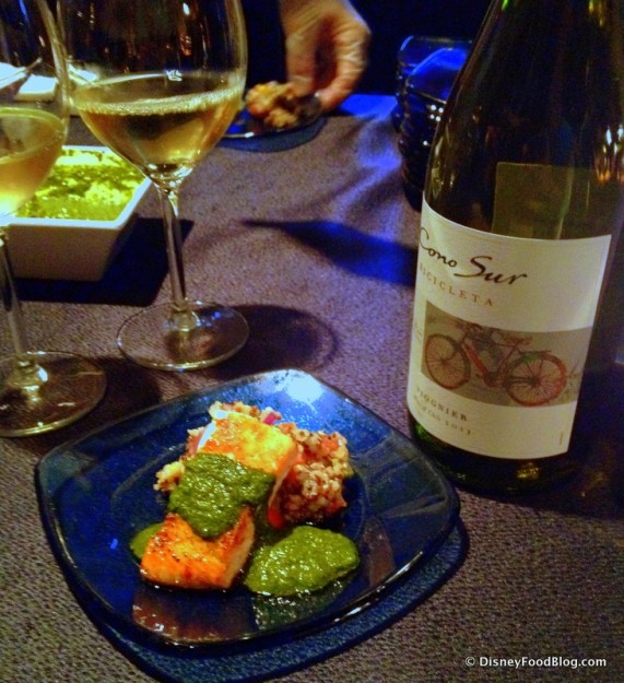 Cono Sur Bicicleta Viognier and Salmon from the Patagonia Marketplace