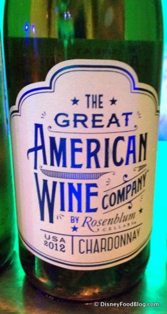 Great American Wine Company by Rosenblum -- Chardonnay -- at Block & Hans