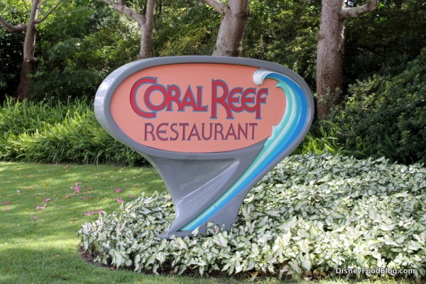 Coral Reef Restaurant in Epcot
