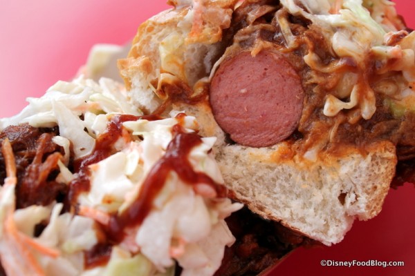 Barbecue Slaw Dog cross-section