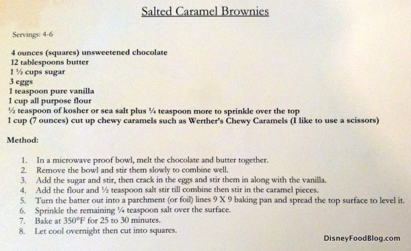 Salted Caramel Brownies recipe