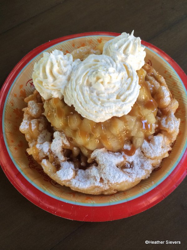 Dining in Disneyland: Caramel Apple Funnel Cake and Mango Habanero ...
