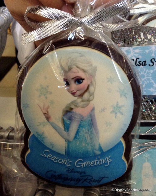 Elsa Snow Globe Cookie