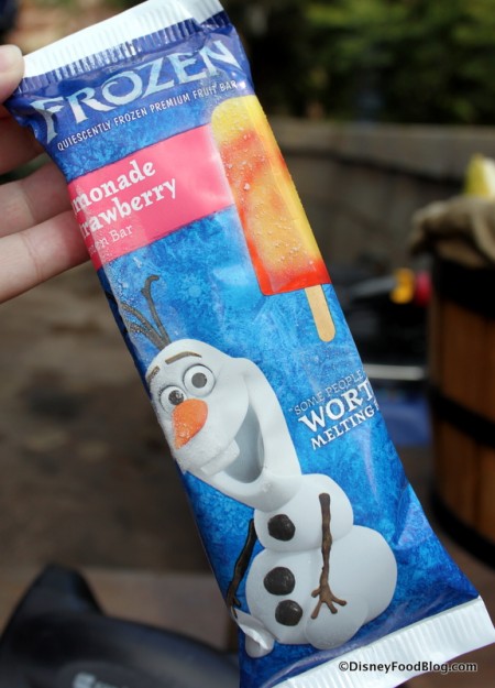 Frozen Olaf Bar Packaging