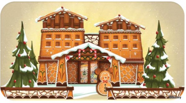 Artistic Rendition of Gingerbread Display