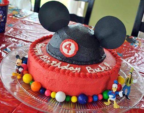 Mickey Ears Cake