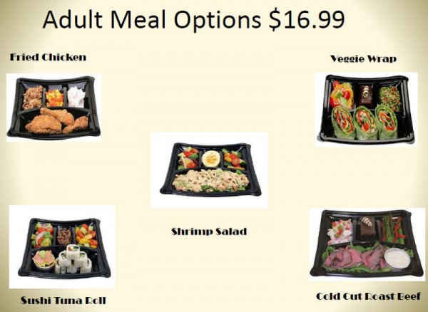 Adult Meal Options