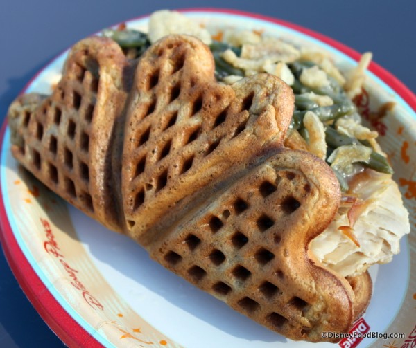 Holiday Waffle from Epcot's Refreshment Port