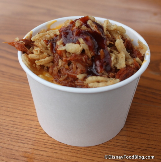 Barbecued Pulled Pork Macaroni and Cheese