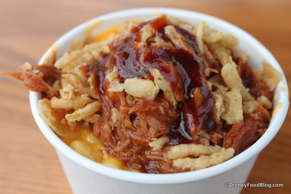 Barbecued Pulled Pork Macaroni and Cheese