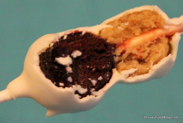Olaf Cake Pop -- Inside