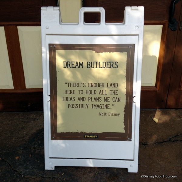 Dream Builders sign