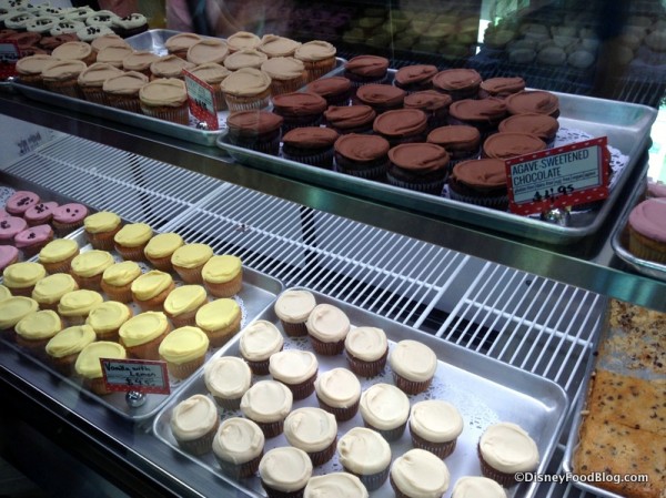 Cupcake bakery case