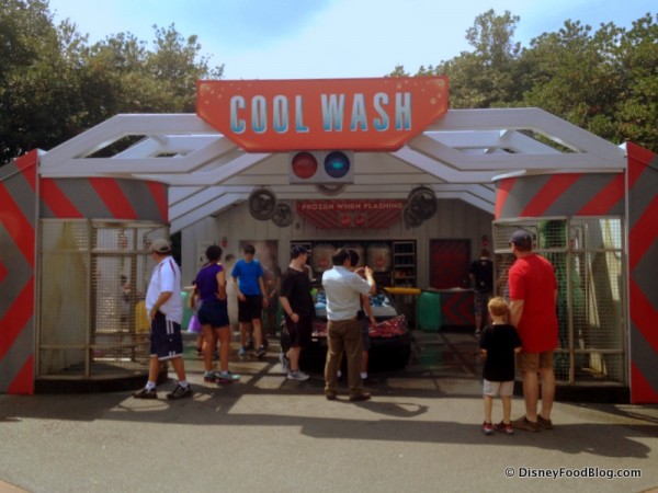 Cool Wash, Across from the Taste Track Kiosk