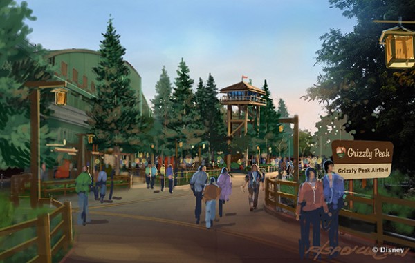 Newly Re-Imagined Grizzly Peak Area in Disney California Adventure