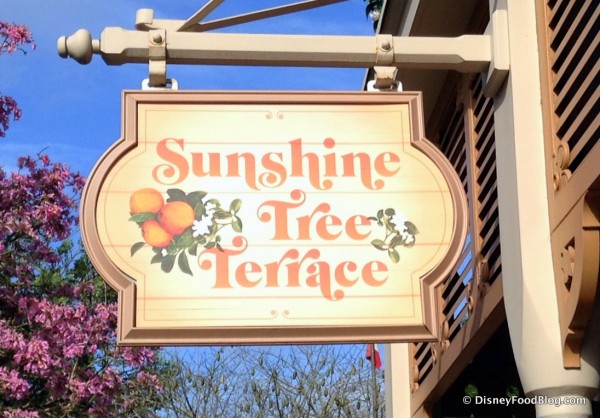 New Sunshine Tree Terrace Sign