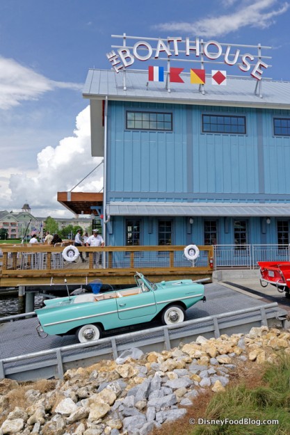 One of the Amphicars on the Ramp